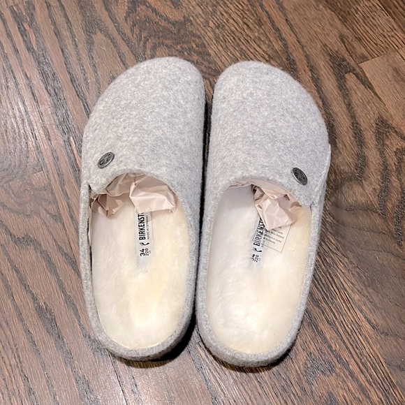 Birkenstock Kids Zermatt Rivet Shearling slippers - Picture 7 of 9